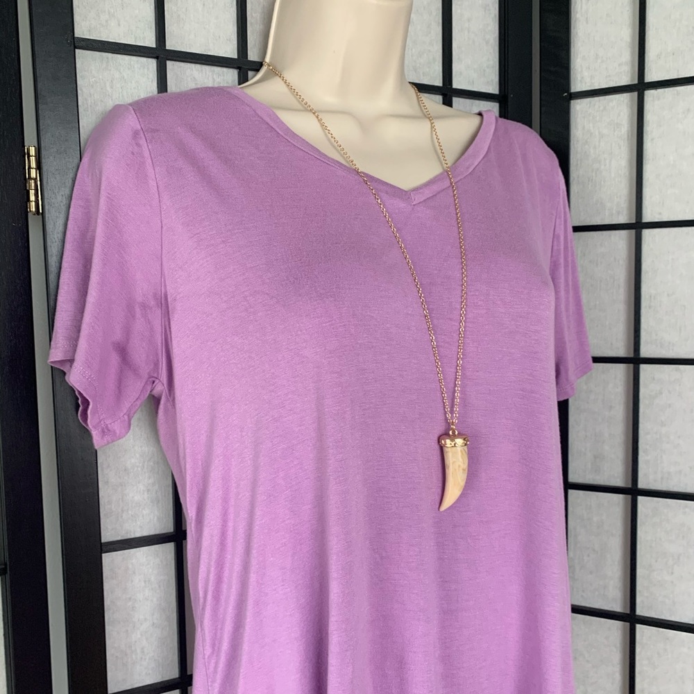Urban Outfitters Faux Tiger Tooth Long Necklace